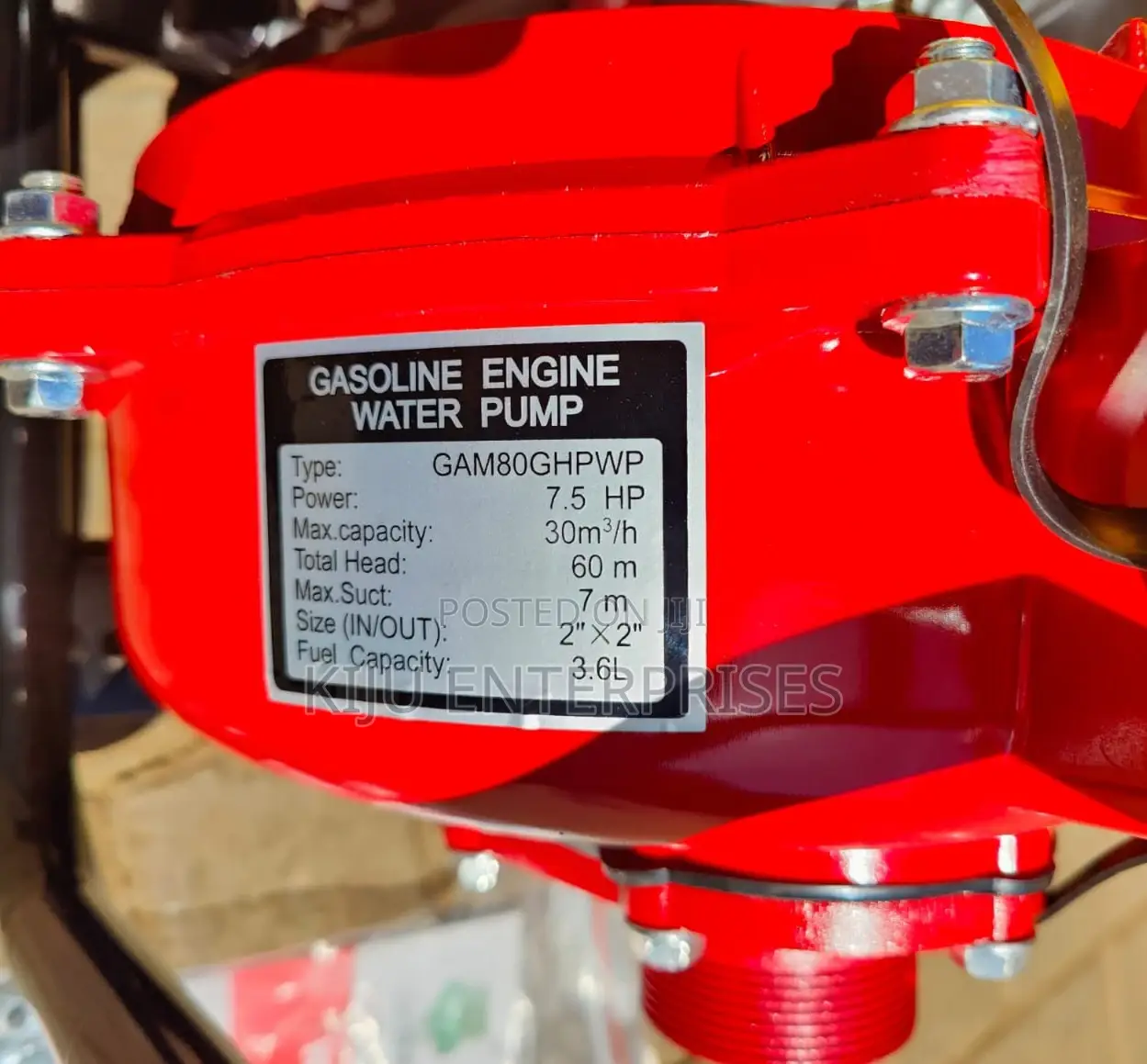 Lifter Gasoline Water Pump Available