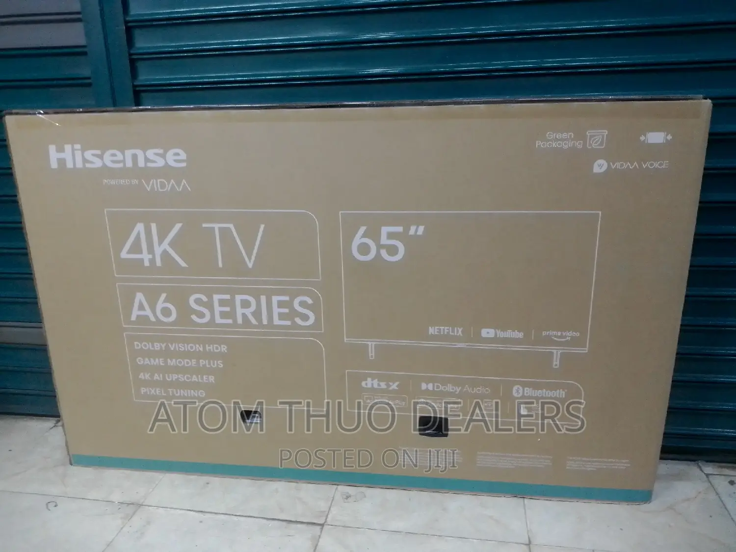 Hisense 65 Inches A6 Series Smart Tv