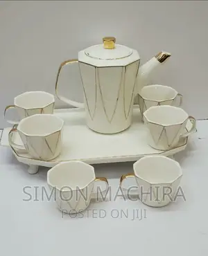 Tea Set With Ceramic Tray