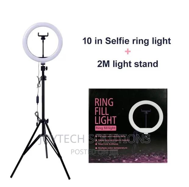 10 Inches Ringlight With 2.1 Tripod Stand - main view