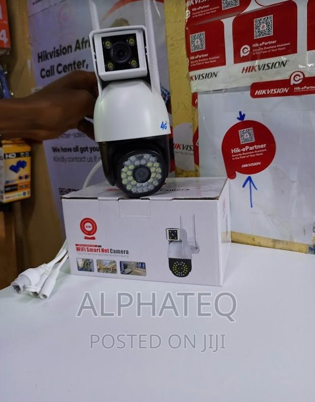 4G Dual Lens CCTV Security Camera Outdoor Sim Card Camera - main view