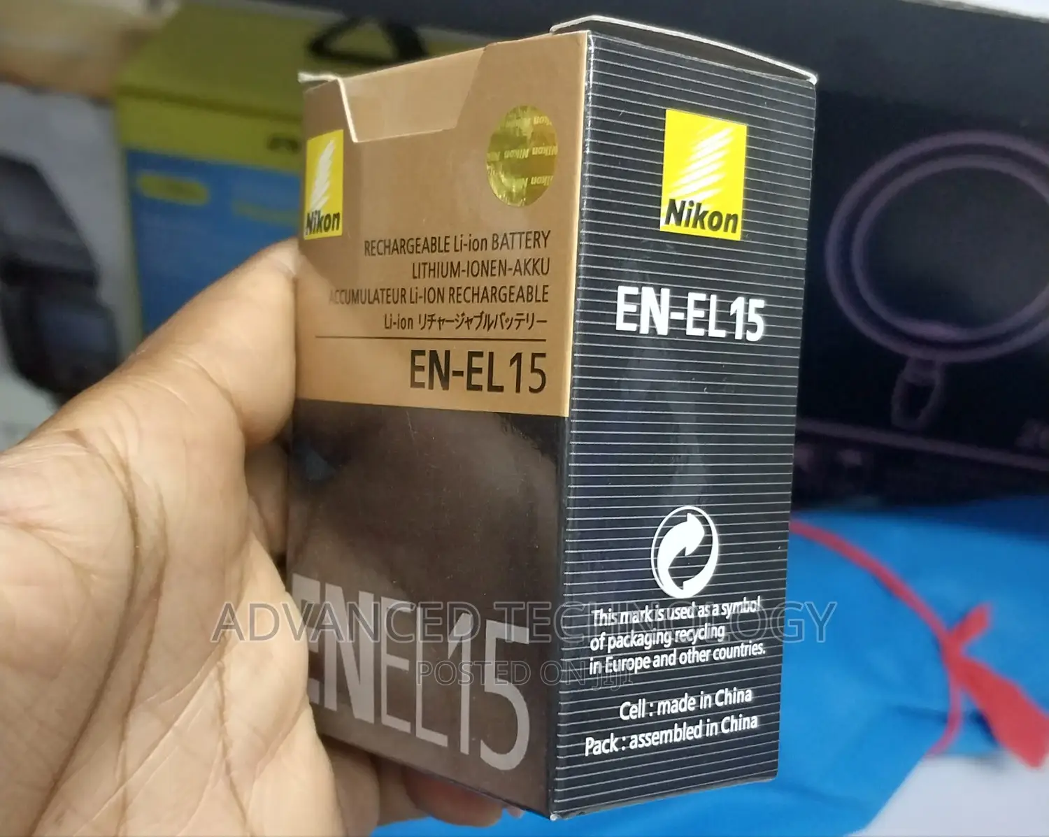 Nikon en-El15 Camera Battery for D7500,D7200, D800