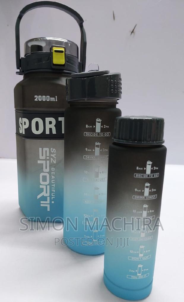3 in 1 Motivational Water Bottle