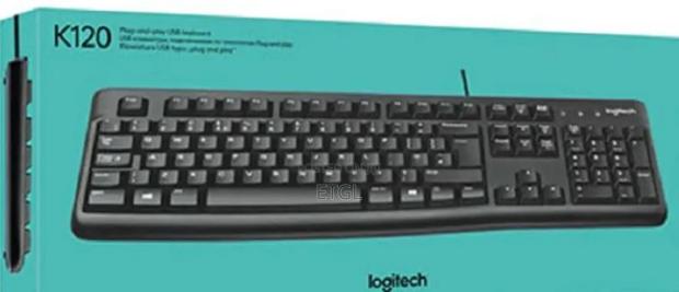,Logitech USB Corded Keyboard - main view
