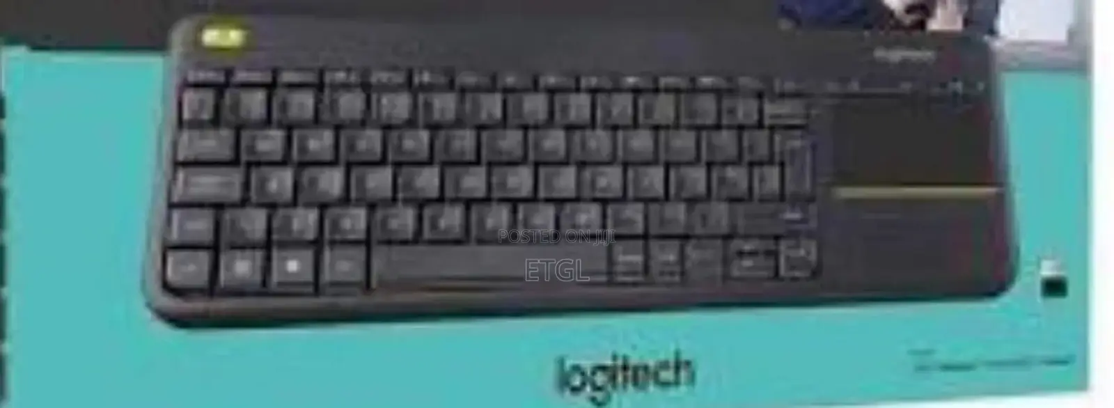 .Logitech Plus Wireless Touch Keyboard - Black - Us Int