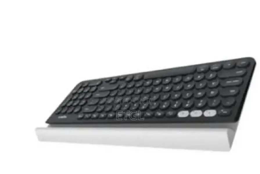 .Logitech Multi-Device Wireless Keyboard - DARK GREY/SP