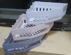 Triangular Corner Bathroom/Multipurpose Shelf - thumbnail 2