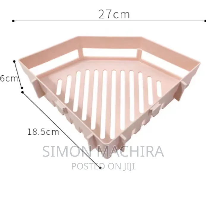Triangular Corner Bathroom/Multipurpose Shelf