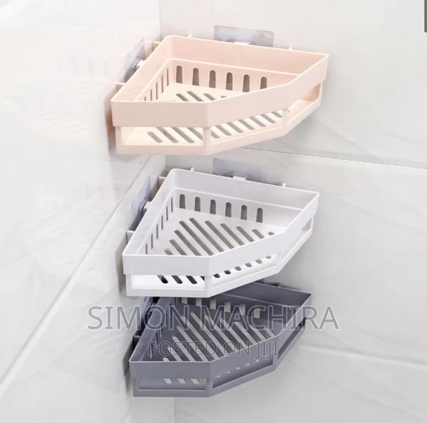 Triangular Corner Bathroom/Multipurpose Shelf - thumbnail 5