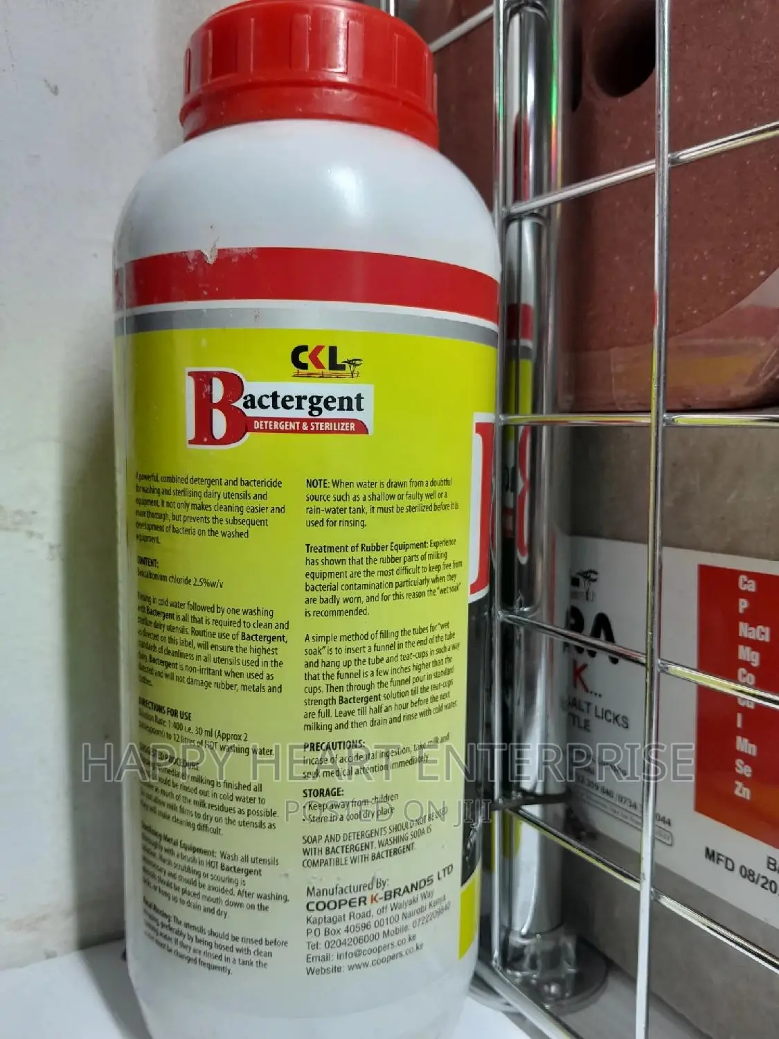 Bactergent Detergent and Sterilizer 1litre