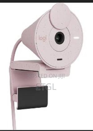 ,Logitech BRIO 300 Full HD Webcam - ROSE - USB - main view