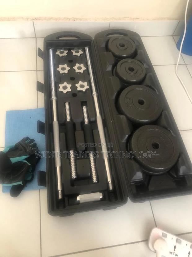 *50kg/York Barbell and Dumbbell Set - main view