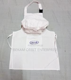 CBC Kid's White Apron and Hat - main view