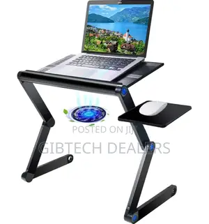 Stand. Laptop Stand With Mouse and Fun