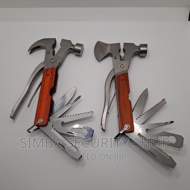 Multifunctional Tool Hummer 15 in 1 Camping Hiking Axe Knife