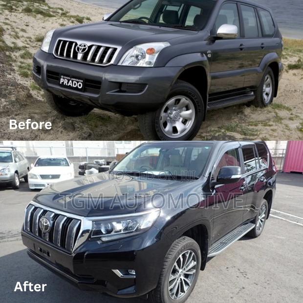 Facelift Body Kit for Prado 120 to Prado 150 2022 Style