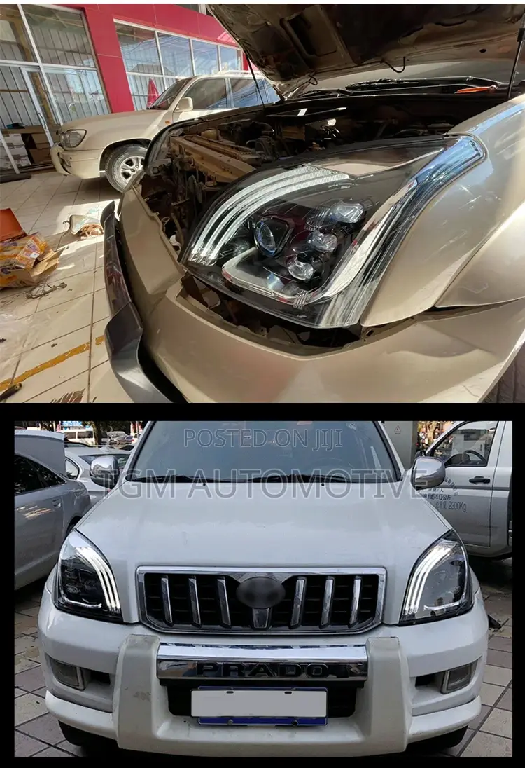 Head Lamps Prado 120 Head Light Maybach Style