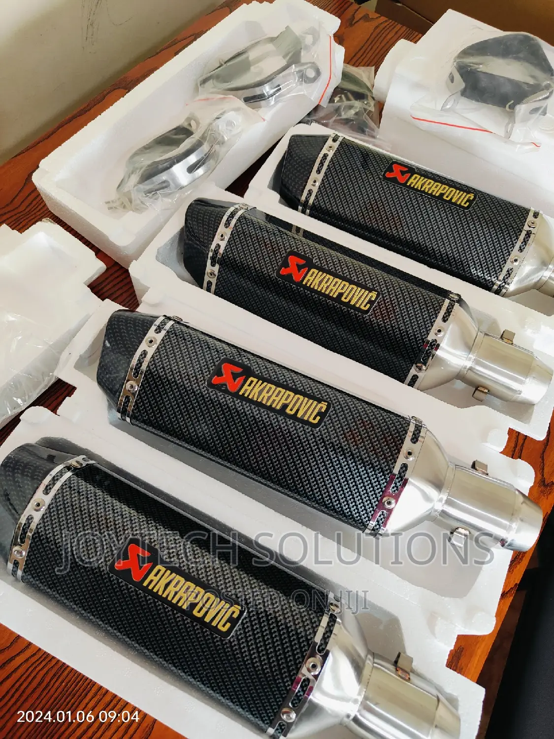 Sportbike Akrapovic Exhaust Muffler Pipe System.Db Killer
