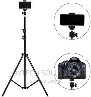 Phone / Camera Tripod Stand, Adjustable 2.1 Meters High