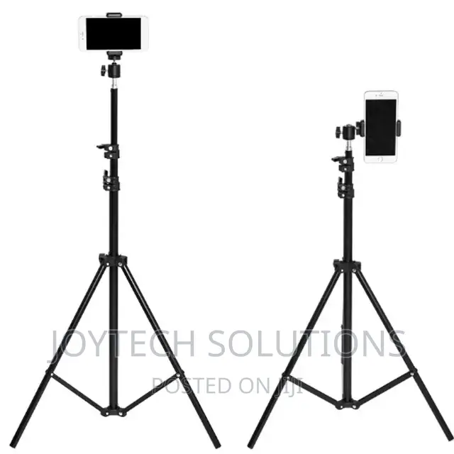 Adjustable 2.1 Meters Phone Tripod Stand.
