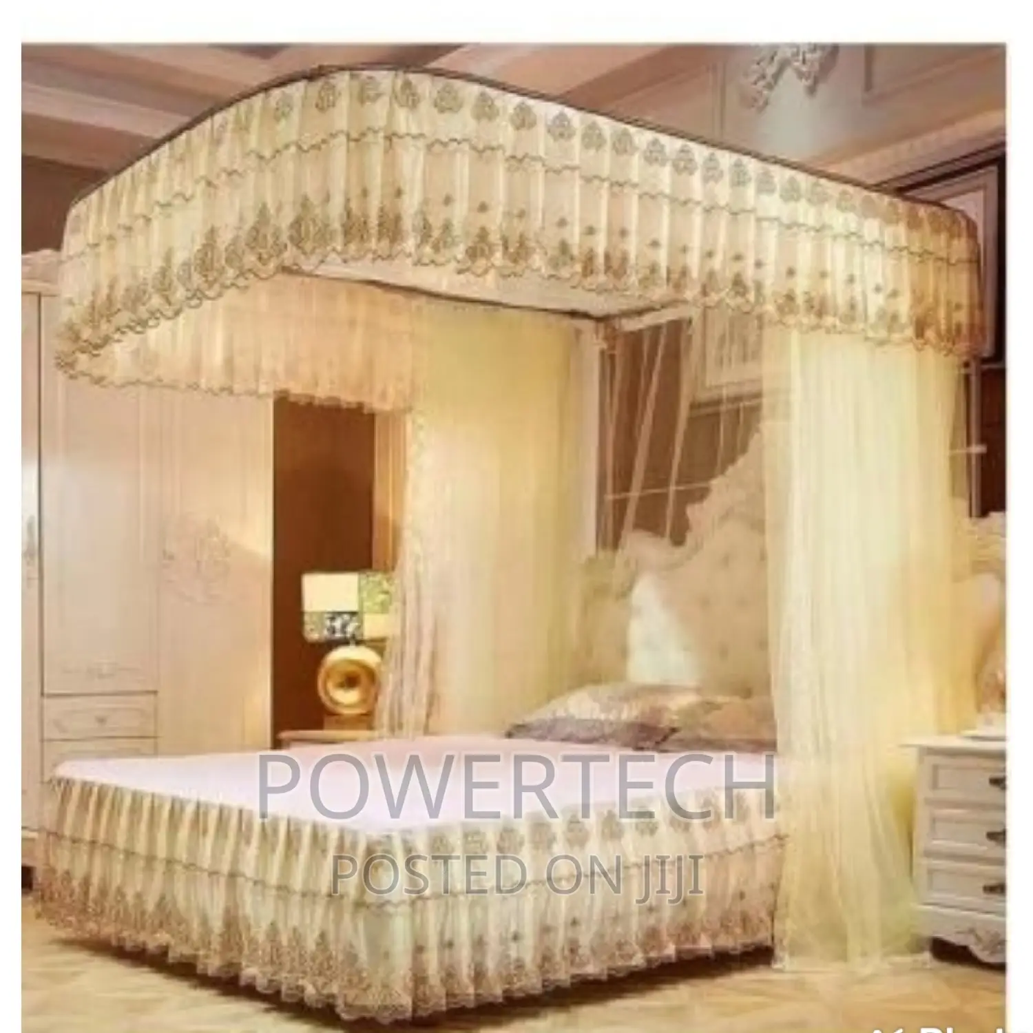2 Stand Mosquito Net With Rails'
