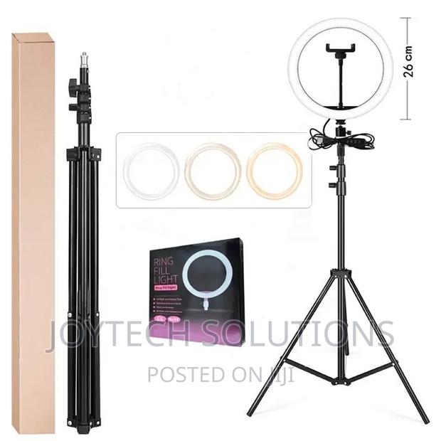 10 Inch Led Ring Light W/ Tripod and Phone Holder