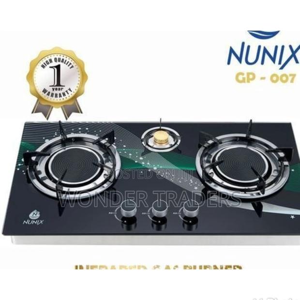 Nunix 3 Burner Glass Top Table Infrared Cooker " - main view