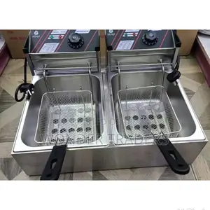 Nunix Commercial Double Deep Fryer 6l+6l