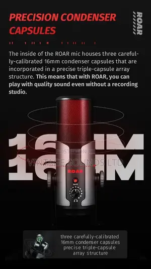 Takstar Liberty Gamer ROAR USB Microphone( Bidirectional)