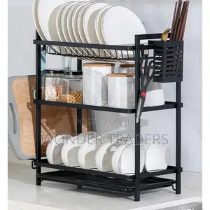 3 Tier Dish Rack Drainer ! 3 Tier Dish Rack