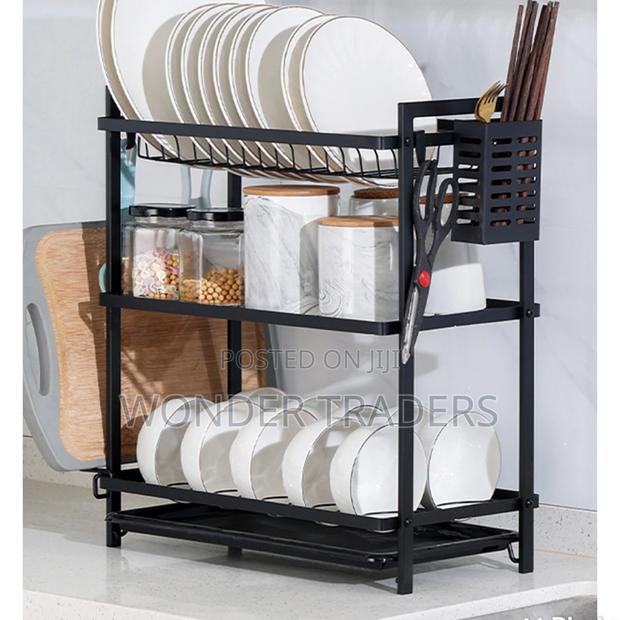 3 Tier Dish Rack Drainer ! 3 Tier Dish Rack
