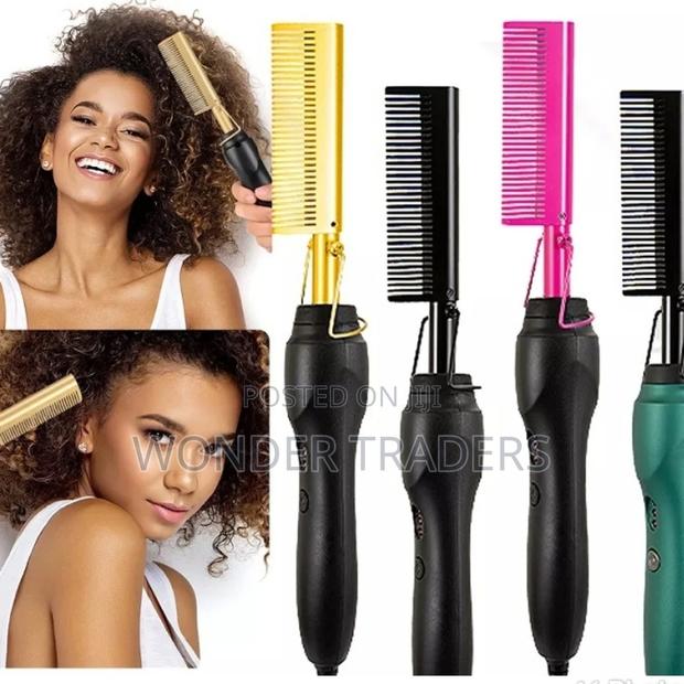 Electric Hot Strengthening Pressing Comb - main view