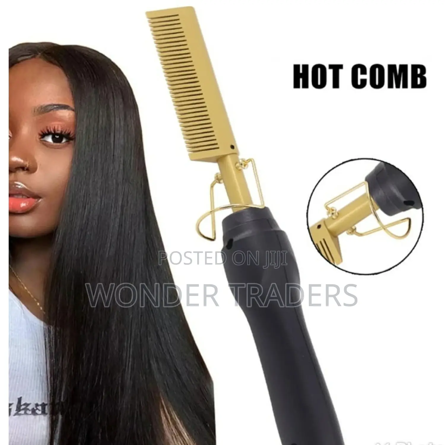 Professional Electric Hot Comb Straightener;