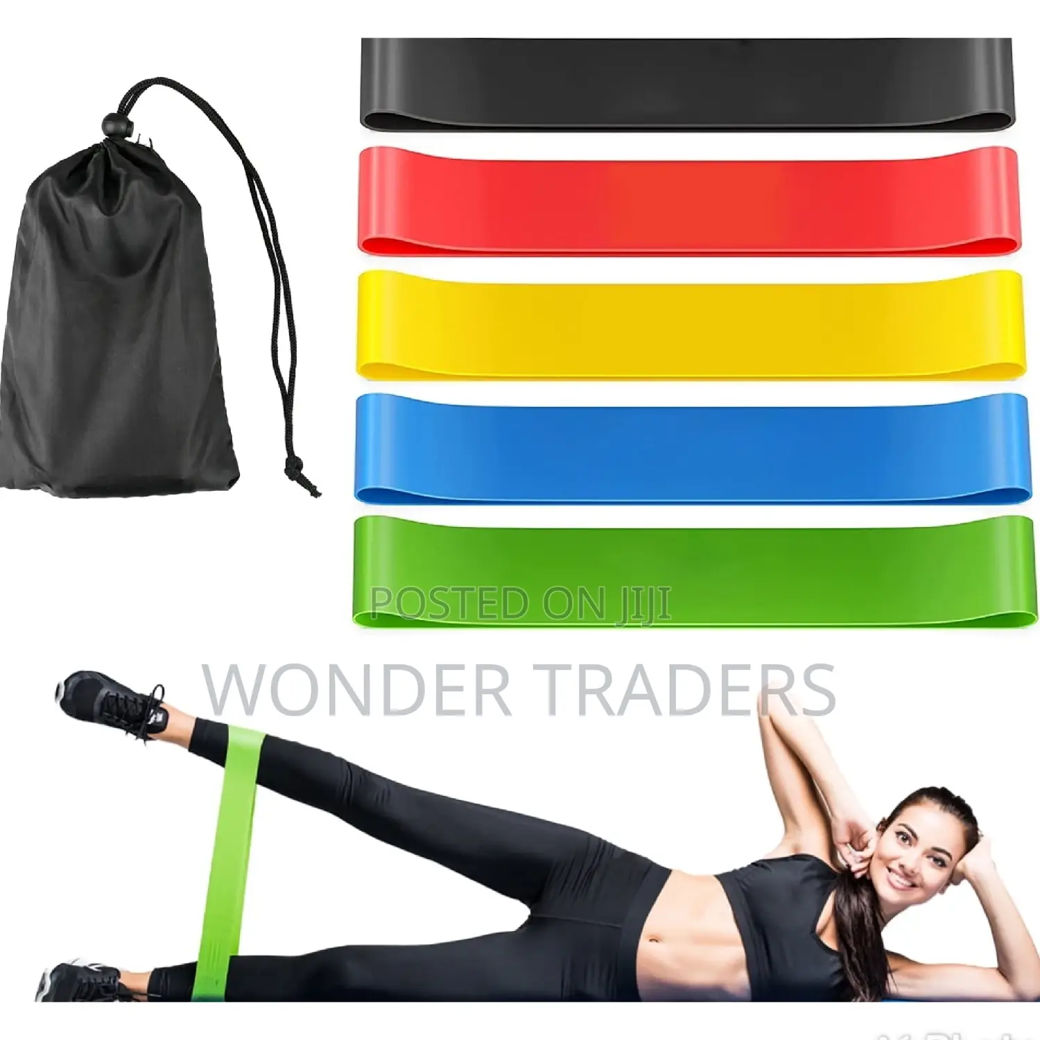 5-pack)Heavy Duty Resistance Loop Band,