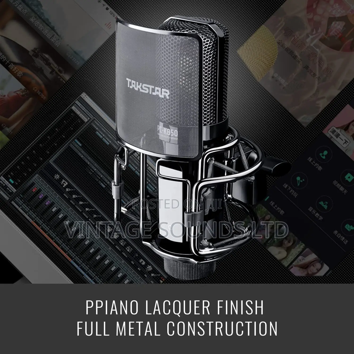Takstar PC-850 Recording Microphone (Black )