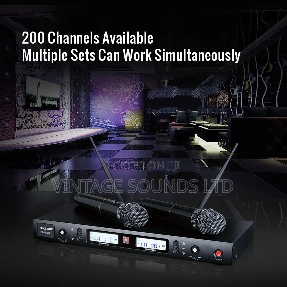 Takstar TS-8808HH UHF Wireless Dual Microphone System