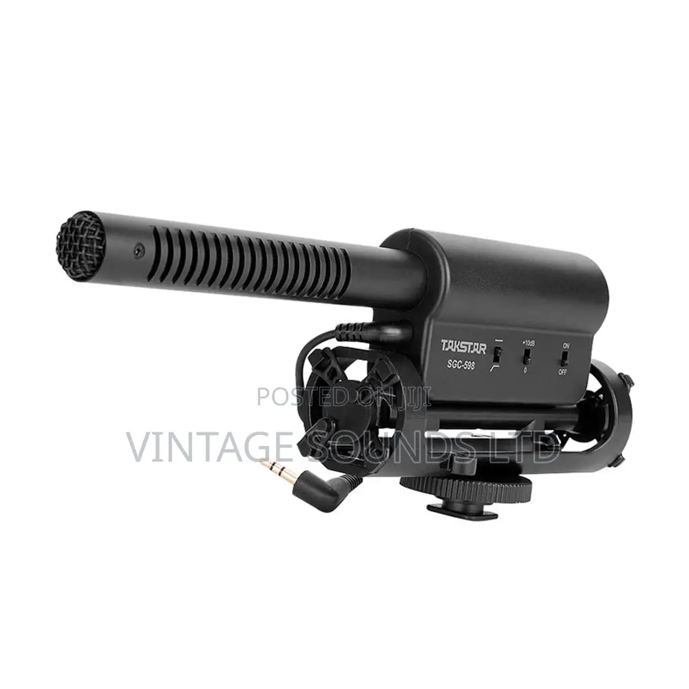 Takstar SGC-598 Shotgun Camera Video Microphone ( Black )