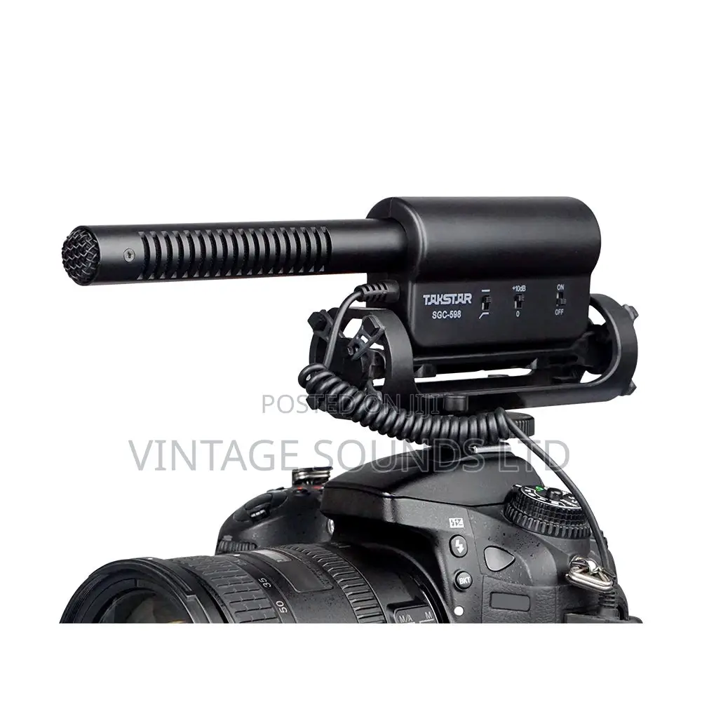 Takstar SGC-598 Shotgun Camera Video Microphone ( Black )