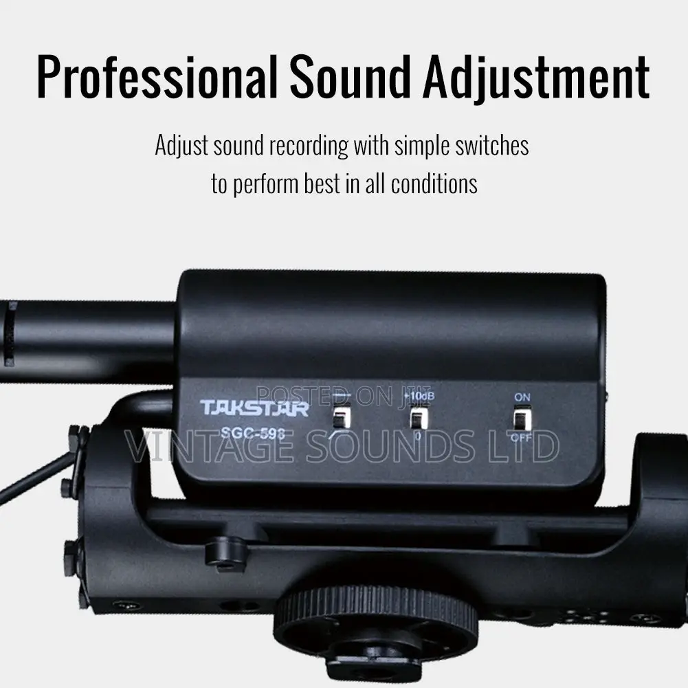 SGC-598 Model Takstar Shotgun Camera Video Microphone