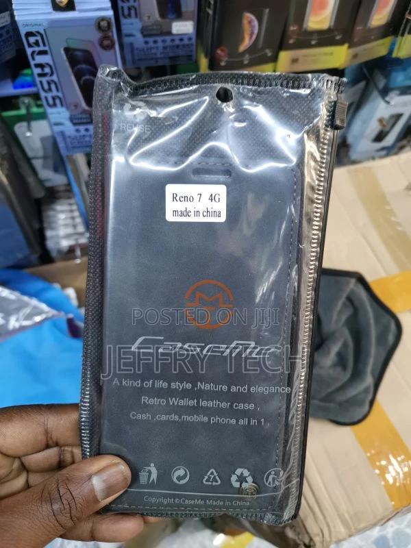 Case for OPPO Reno 7 Pocket Card Holder Back View Wallet Lea - main view