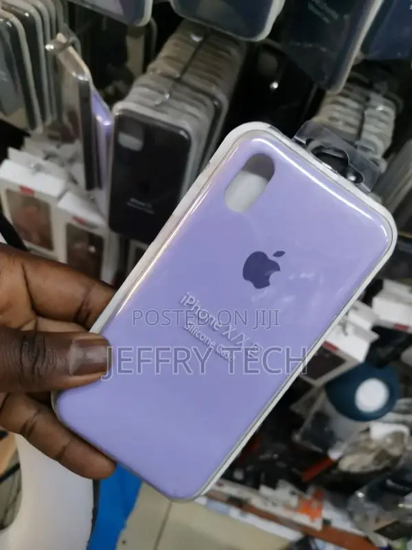 Silicone Case for iPhone X/Xs (Light Purple)