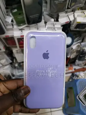 Silicone Case for iPhone Xs Max, Color - Purple