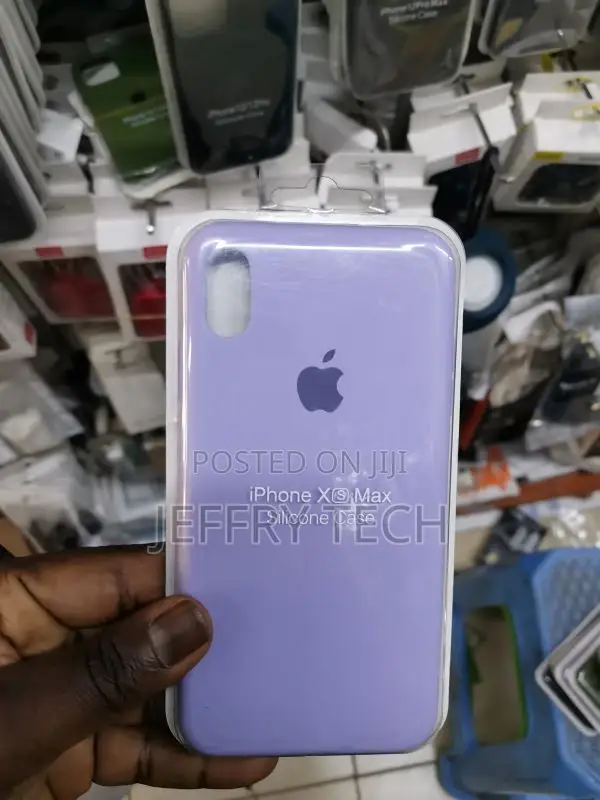 Silicone Case for iPhone Xs Max, Color - Purple