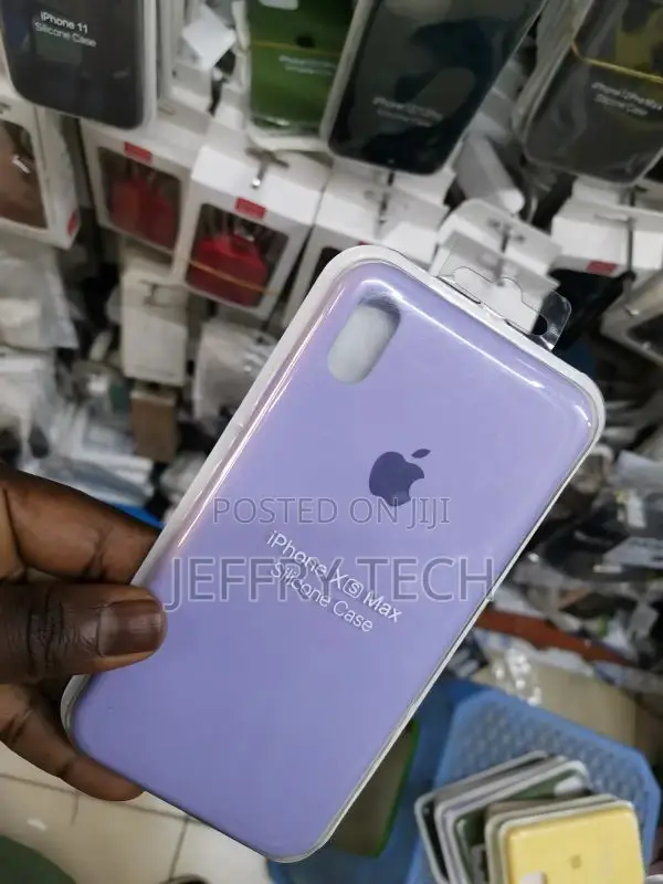 Silicone Case for iPhone Xs Max, Color - Purple
