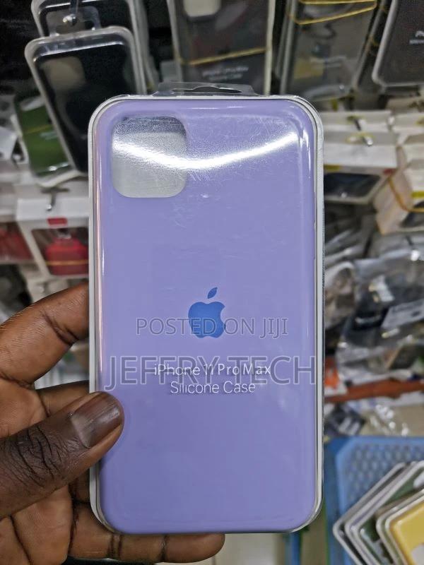iPhone 11 Pro Max Case Purple, Thin Liquid Silicone Case, So - main view