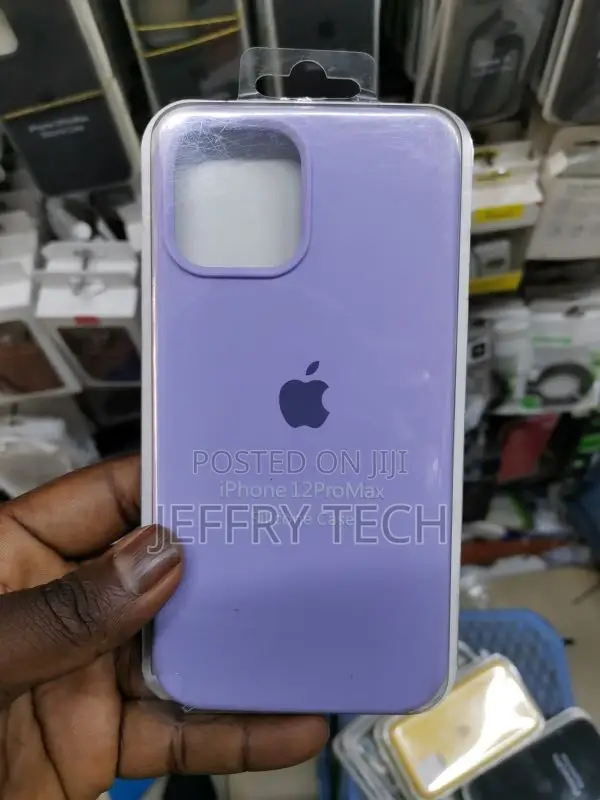 Purple iPhone 12 Pro Max Case Light Lavender Liquid Silicon
