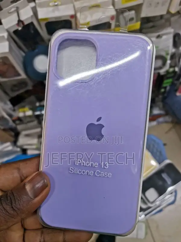 Silicon Back Case for iPhone 13 - Purple