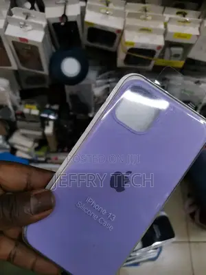 Silicon Back Case for iPhone 13 - Purple