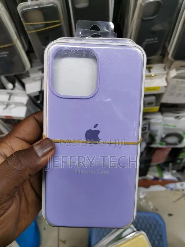 Silicon Back Case for iPhone 13 Pro Max - Purple