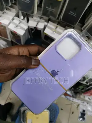 Silicon Back Case for iPhone 13 Pro Max - Purple
